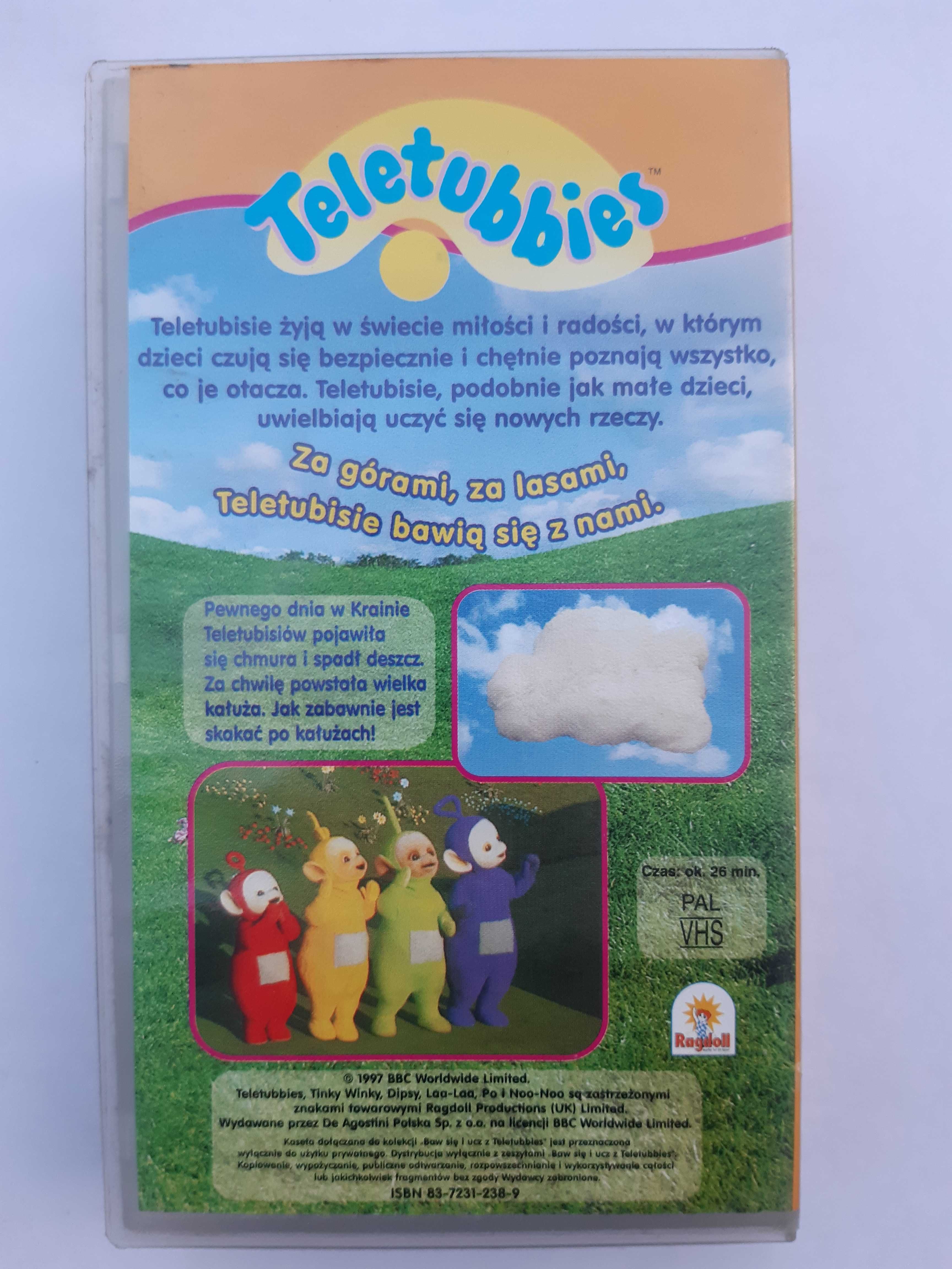 Teletubisie 1 - Kap, kap, kap. Kaseta VHS. Bezpieczna wysyłka.