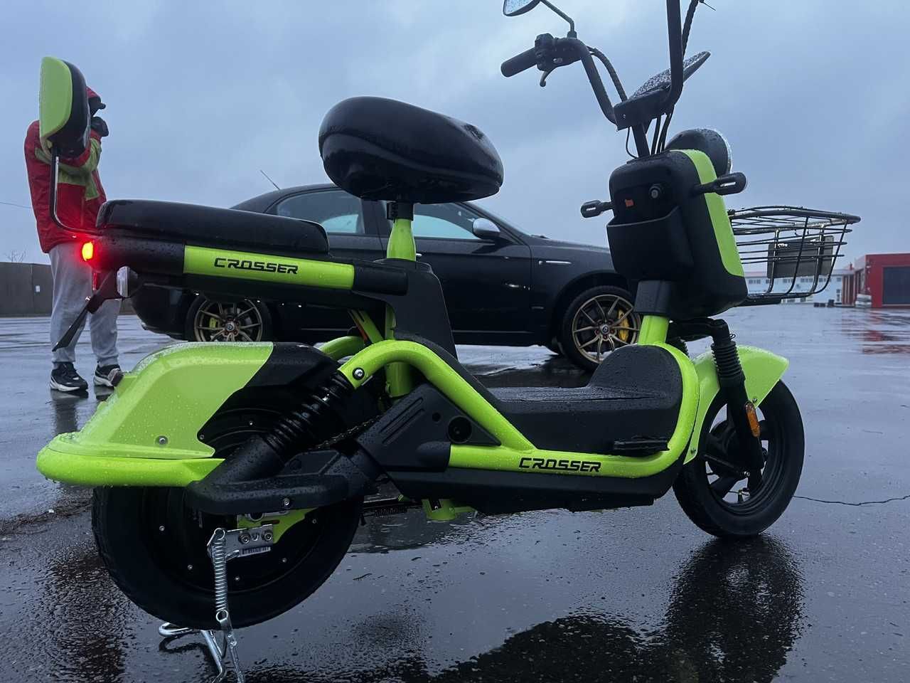 Crosser CR2/CR1 600W20A 60V Електроскутер велоскутер 2025 Зеленый