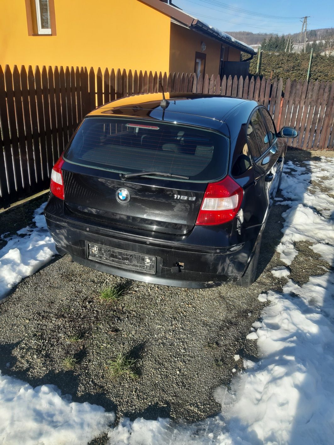 Klapa tył black sapphire bmw e87