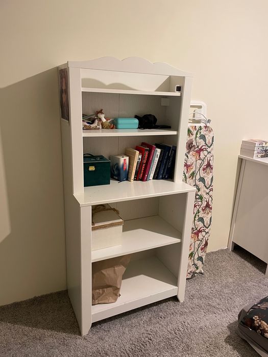 Regał Ikea biały do pokoju dziecięcego 75x162cm Smagora szafa półki