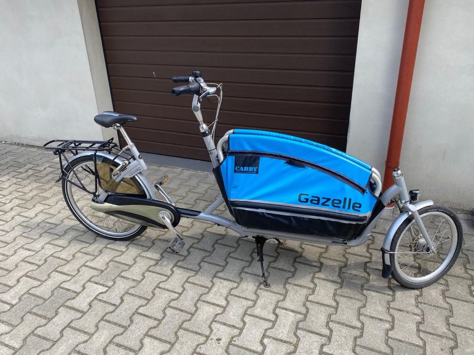 Rower towarowy Gazelle Cabby+osłona foliowa+adapter fotelika