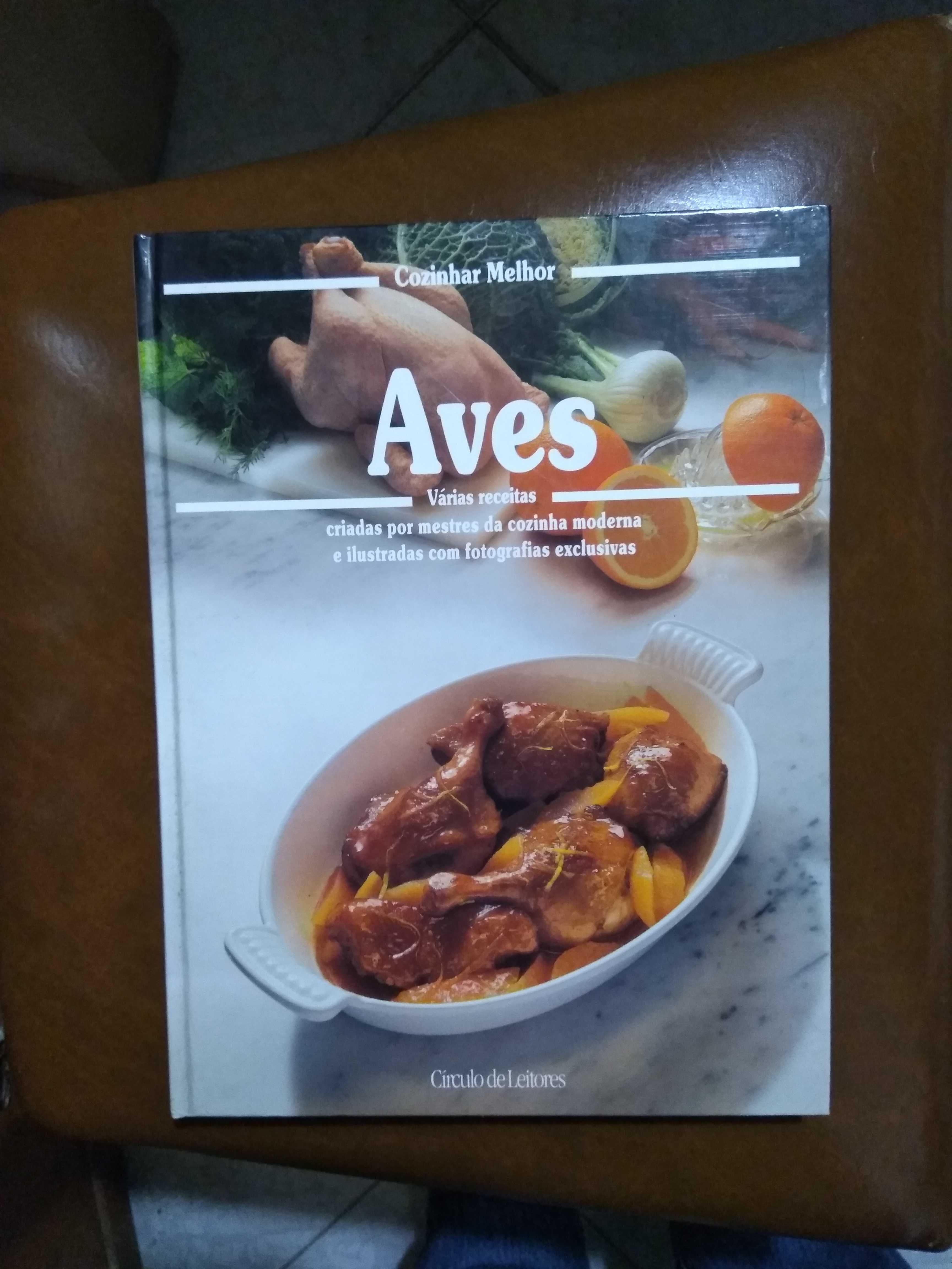 Vários livros de receitas