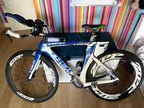 Rower czasowy triathlonowy Trek Speed Concept "Blue Lightning", rozm M
