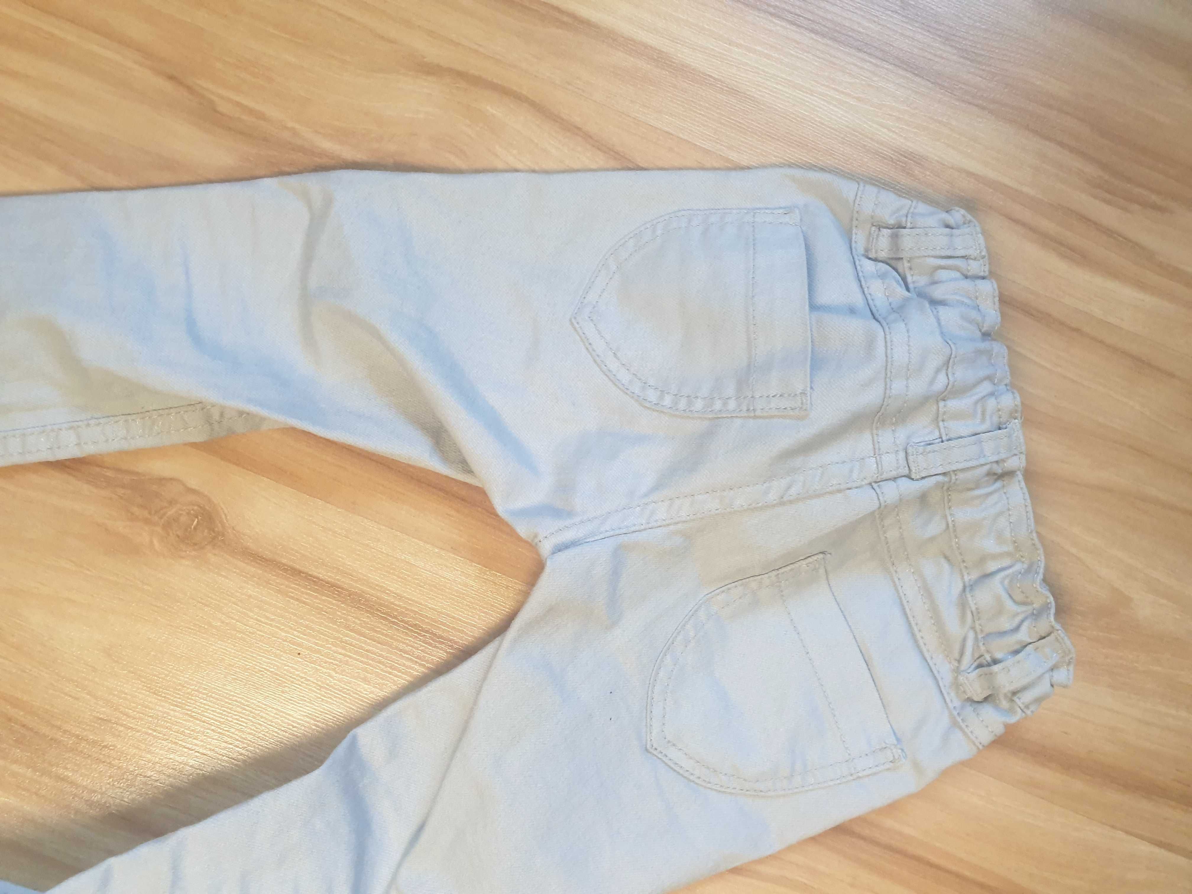 Spodnie jeans szare rozmiar 98