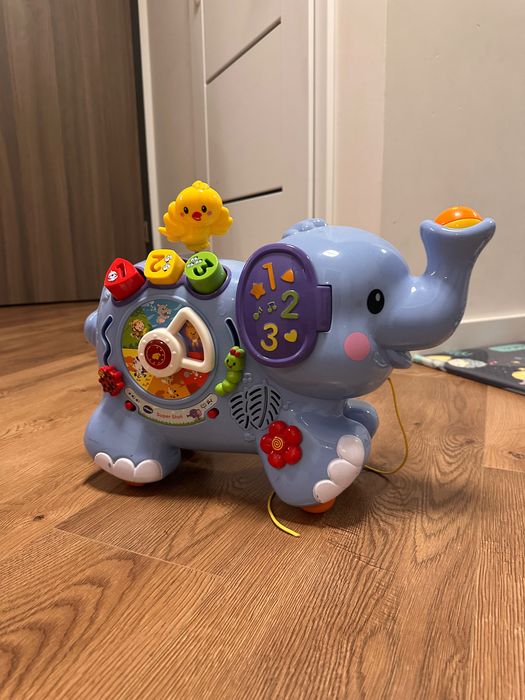 Vtech Super Słoń - Interaktywna zabawka do ciągnięcia