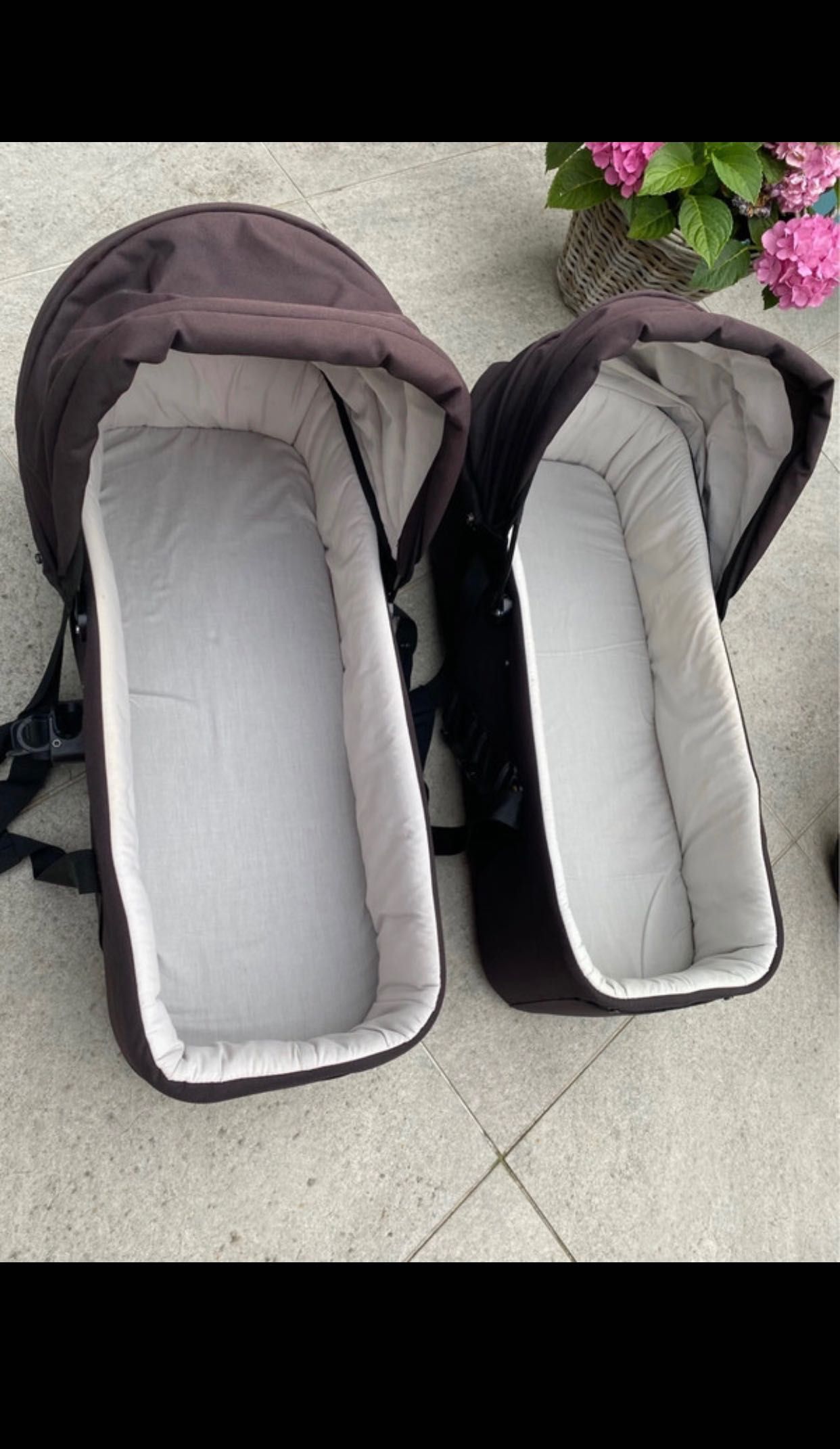 Mountain buggy duet wózek bliźniaczy blizniat gondole adaptery maxi