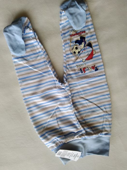 Półśpiochy 86 śpiochy śpioszki kombinezon okrycie otulacz pieluchy raj