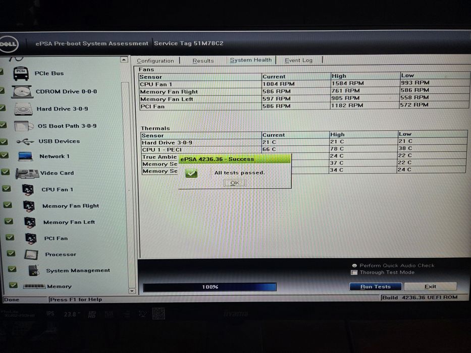 PC dell T5810, E5-1620, DDR4 16GB, K2200
