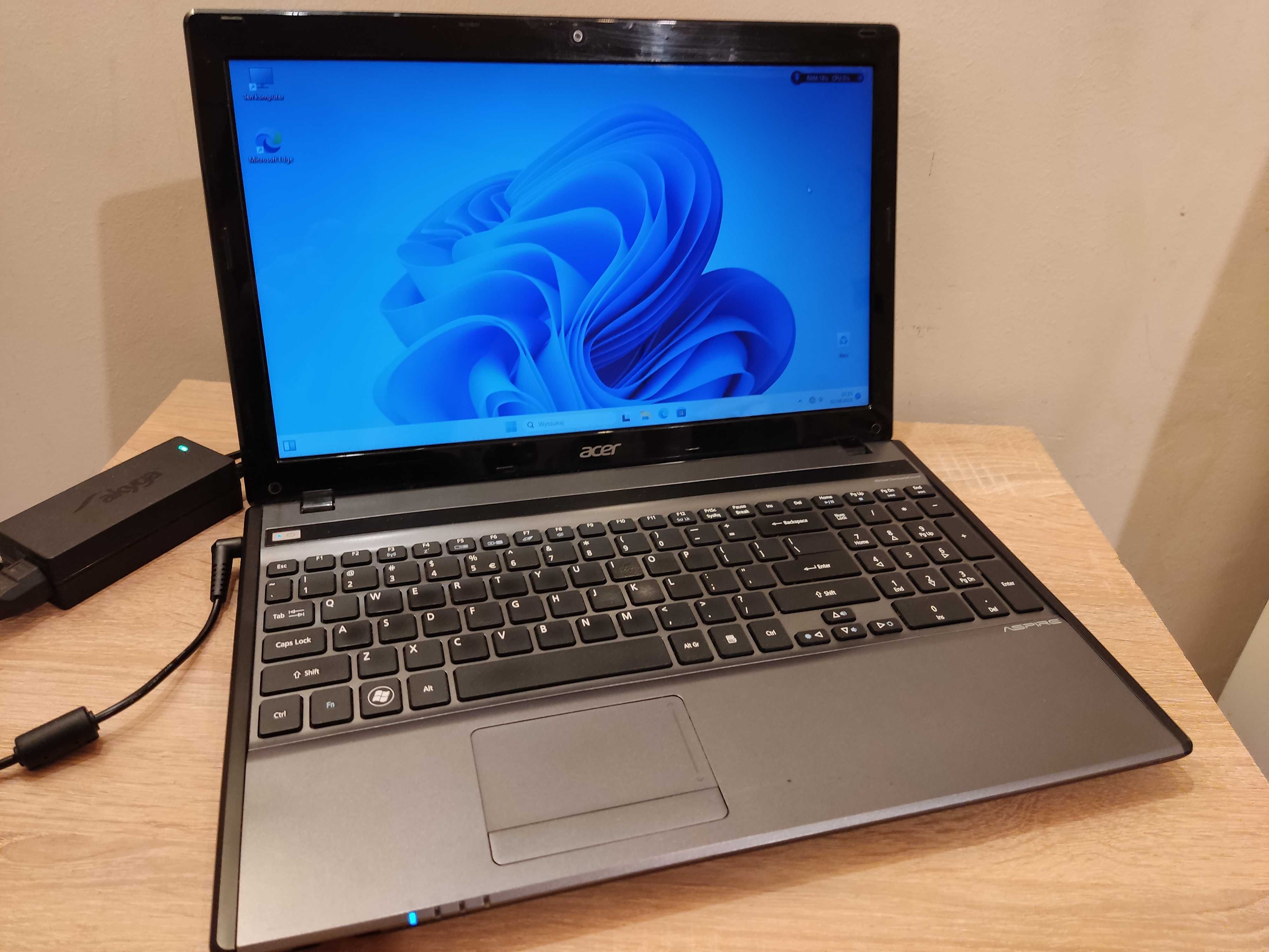 Acer Aspire 5755G , I5 , 8GB RAM , 320GB HDD , 15.6" 11 Pro - Okazja