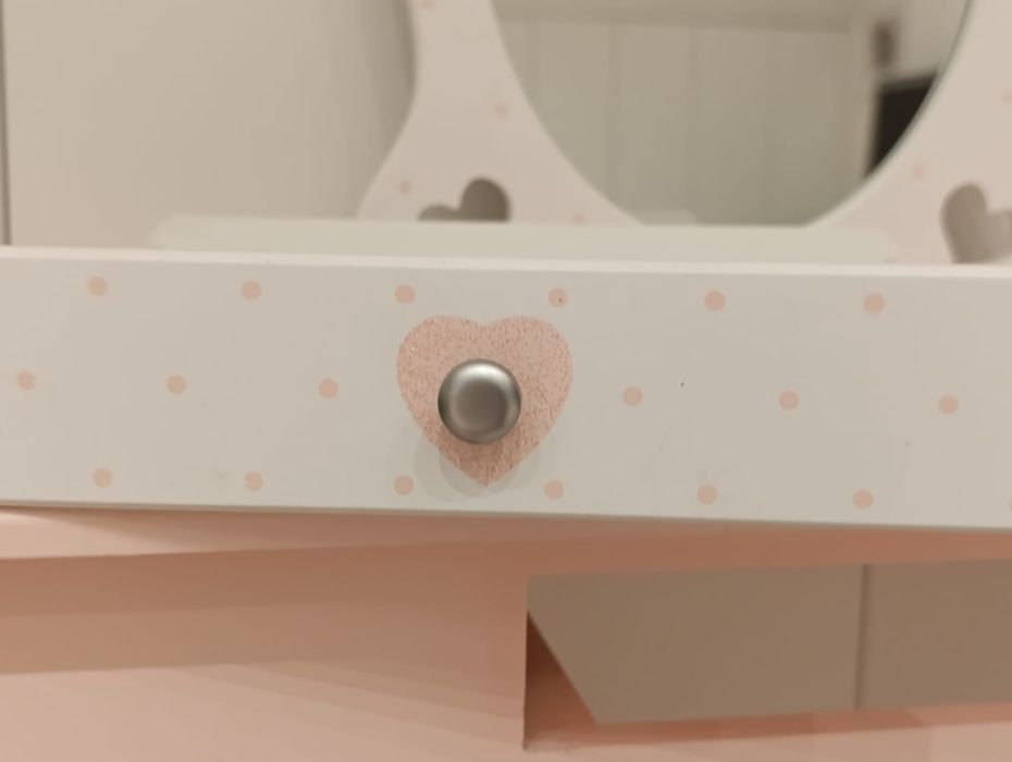 Toaletka drewniana home&you dla dziewczynki