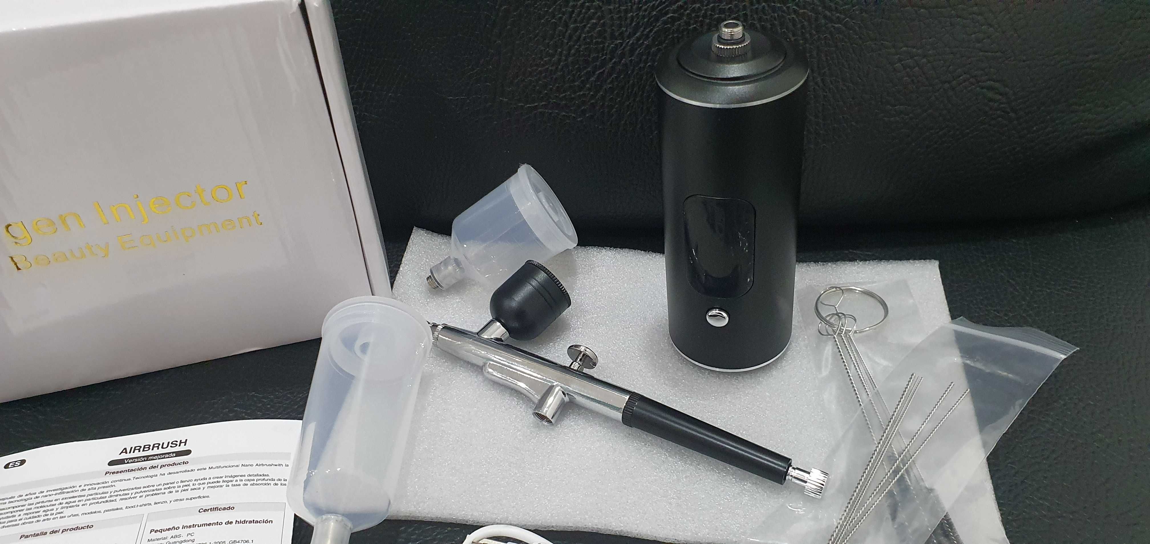 Caneta aerografia com micro compressor