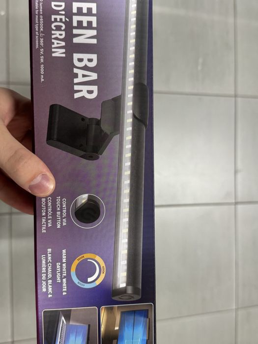 Regulowana Lampka LED komputerowa Nad Monitor nad ekran komputerowa
