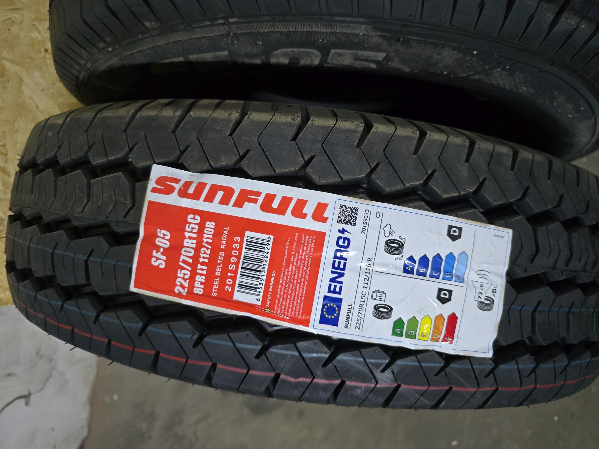 Nowe opony letnie bus 225/70 R15 C Sunfull SF-05 112/110R 2024r/25