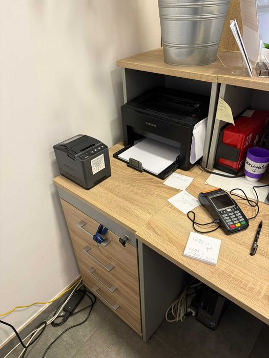 Lada sklepowa kasjerska kontuar kontener biurowy recepcja - idealny