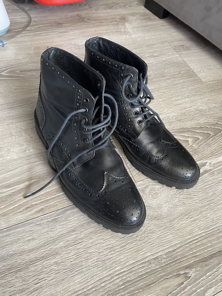 Buty skorzane ala glany lavorazione wloskie 44