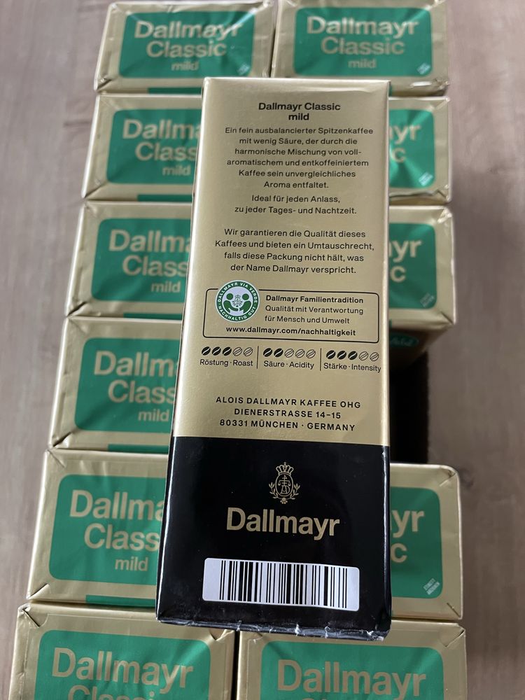 Dallmayr Classic Klasik kawa mielona 12 szt premium mało kofeiny
