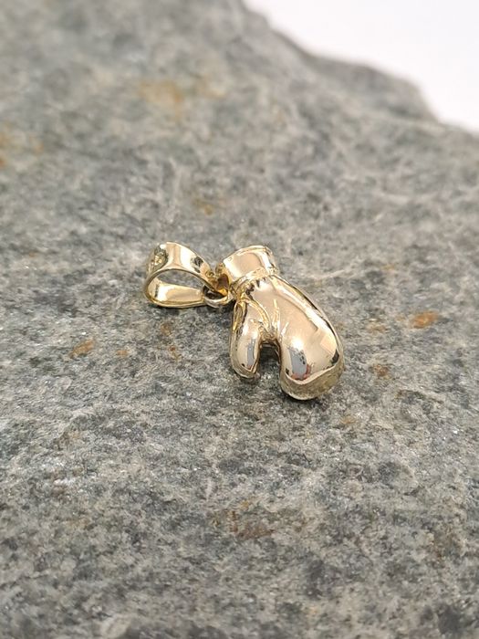 Złota zawieszka Rękawica Bokserska 585 Nowa  Pełna