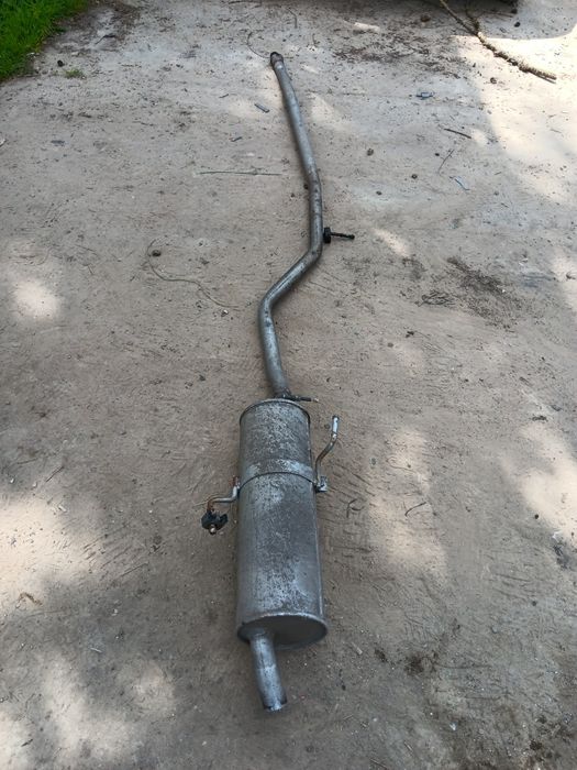 Peugeot 206 5d 1.1. 1.4 tłumik wydech rura wydechową końcowy KPL