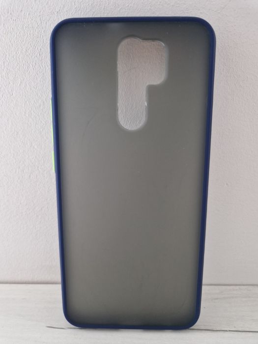 Vennus Color Button Bumper do Xiaomi Redmi 9 Granatowy