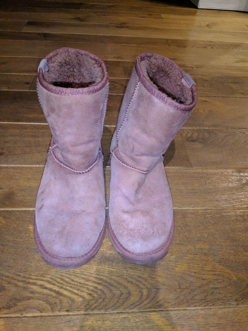 Buty EMU różowe, rozmiar 40/41, 26cm, mało używane.