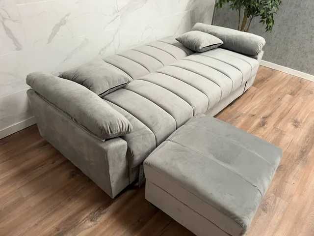 Sofá cinzento com arrumação - ENVIO GRÁTIS