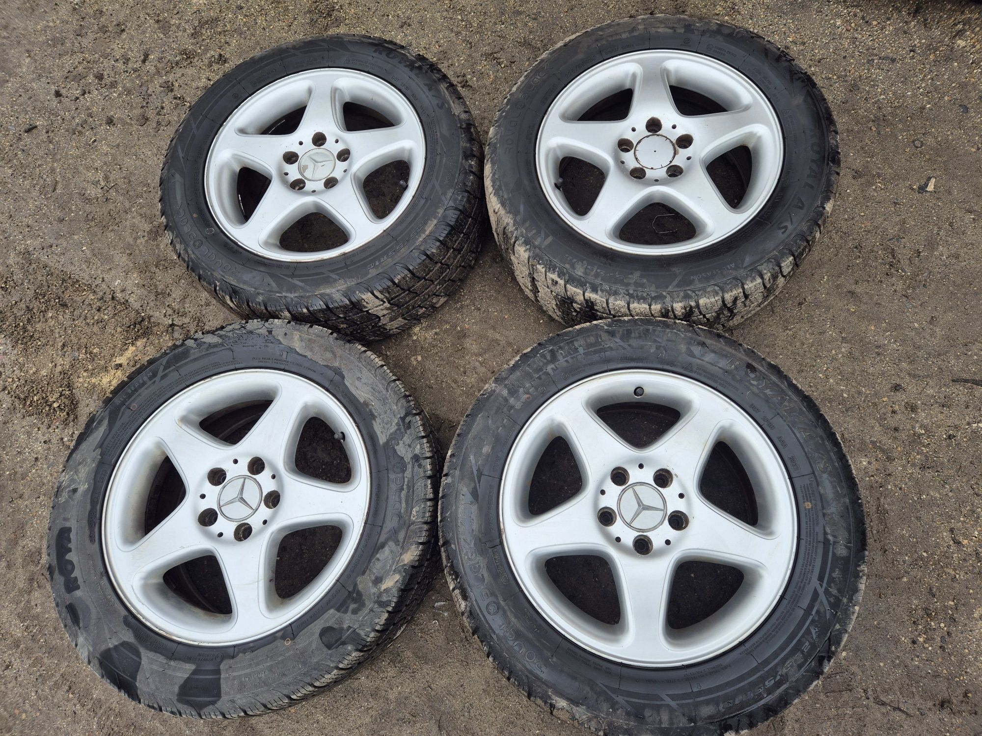 Kola opony felgi Wielosezonowe 225/55 16 5x112 Mercedes