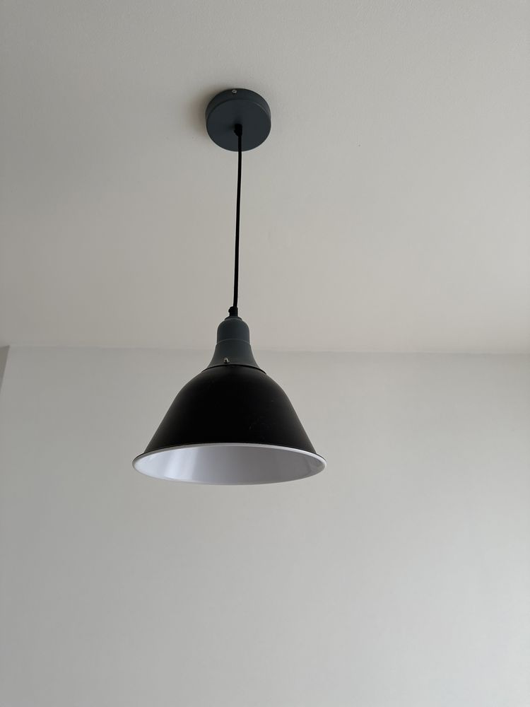 Lampa sufitowa metalowa  2szt ikea almi decor riviera