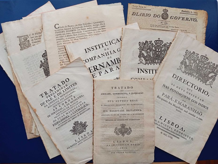 RARÍSSIMA Coleção de 15 Leis e Tratados Históricos do Brasil Colónia !