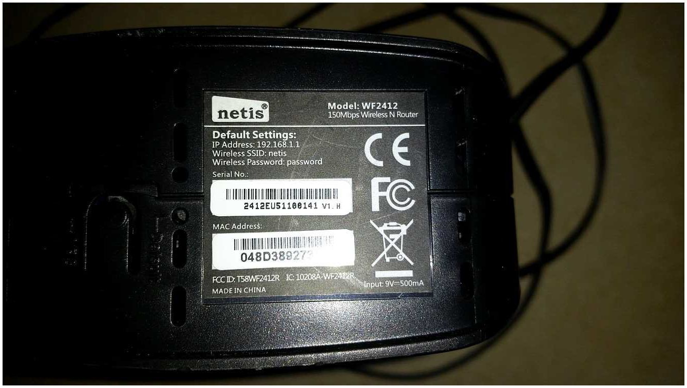 Netis WF2412 Bezprzewodowy Router 2.4GHz 150Mbps 4-Port WPS WiFi WLan