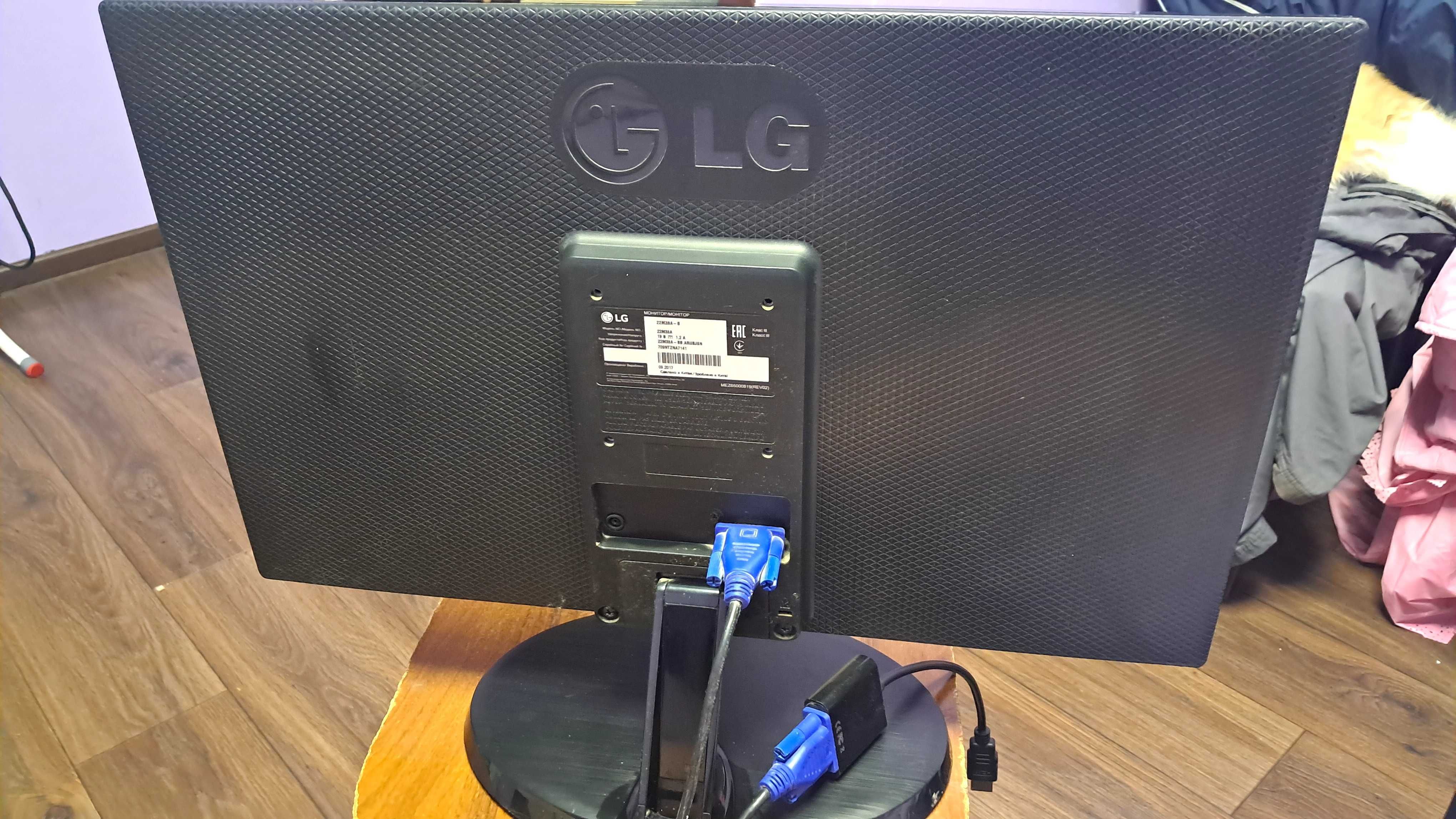 Продам монітор LG модель 22.М38А-В діагональ 22 дюйми