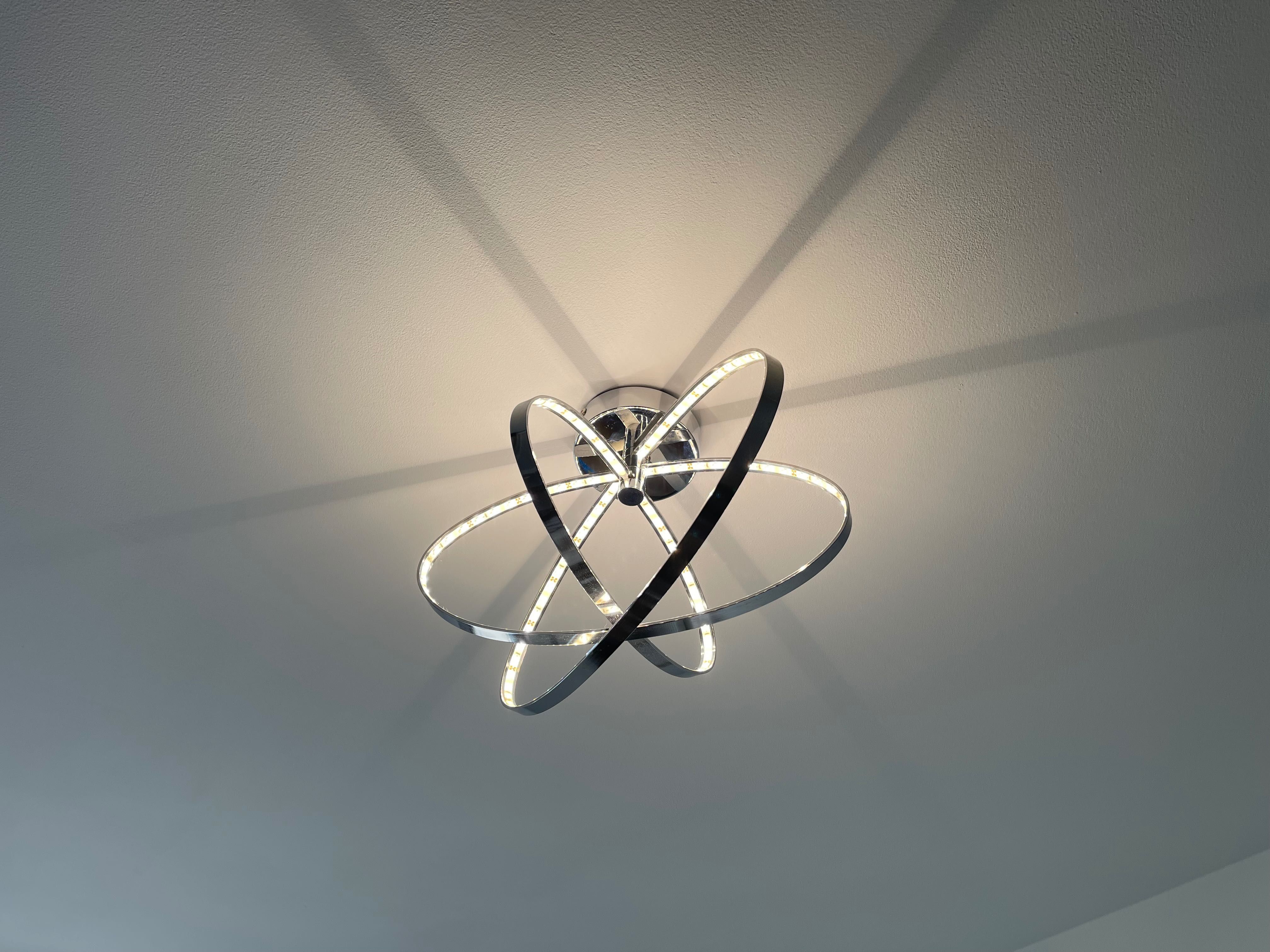 Lampa sufitowa LED 13W chrom Trio Prater