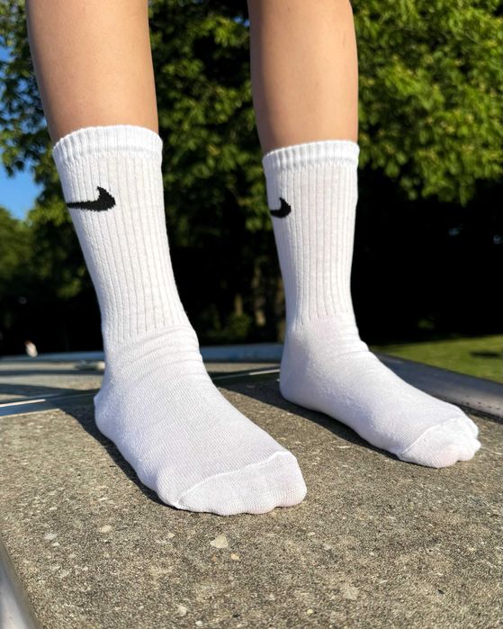 Високі білі не бавовна шкарпетки Nike, найк, носки