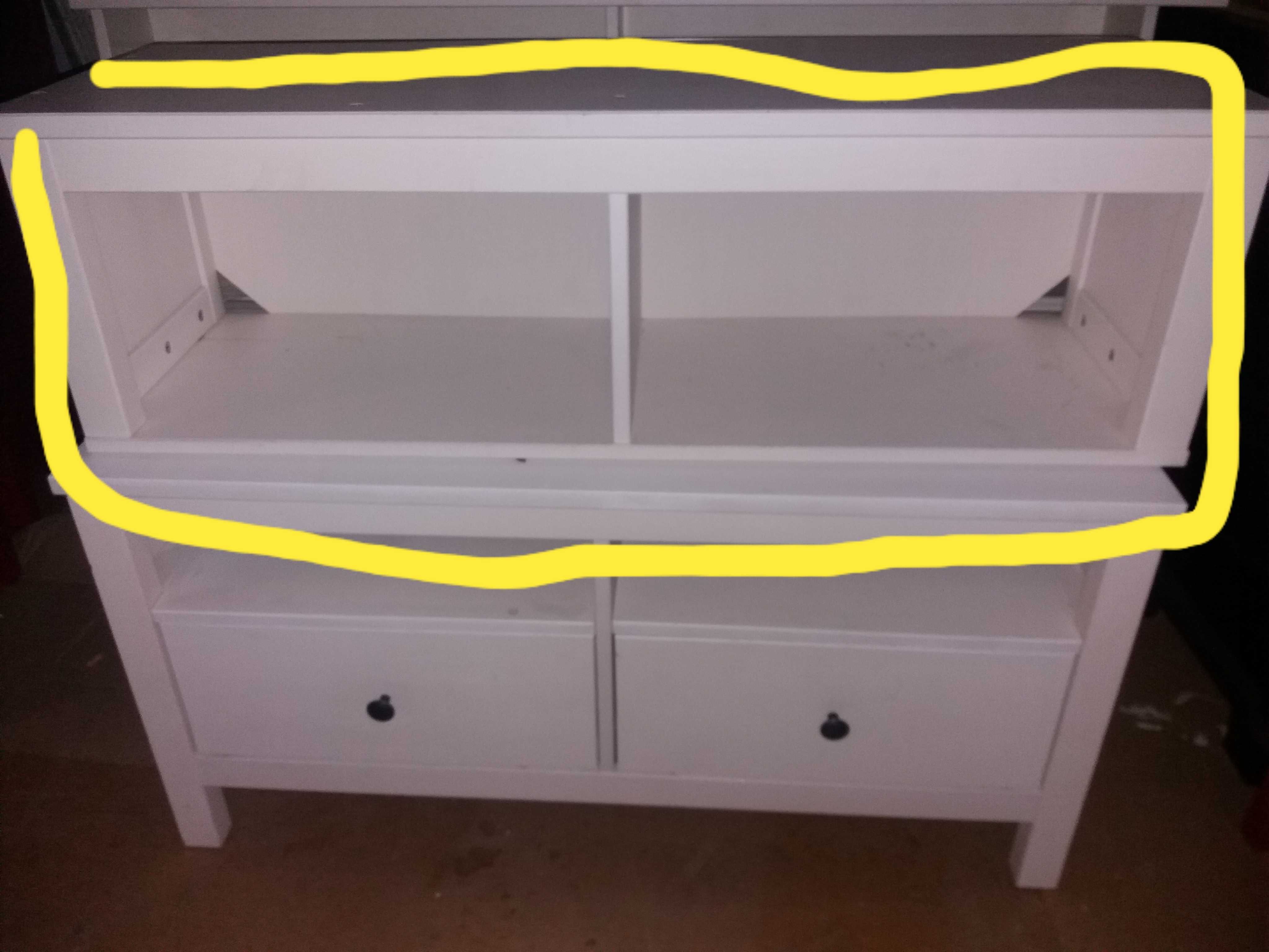 Półka  IKEA Hemnes 2-cz nad RTV