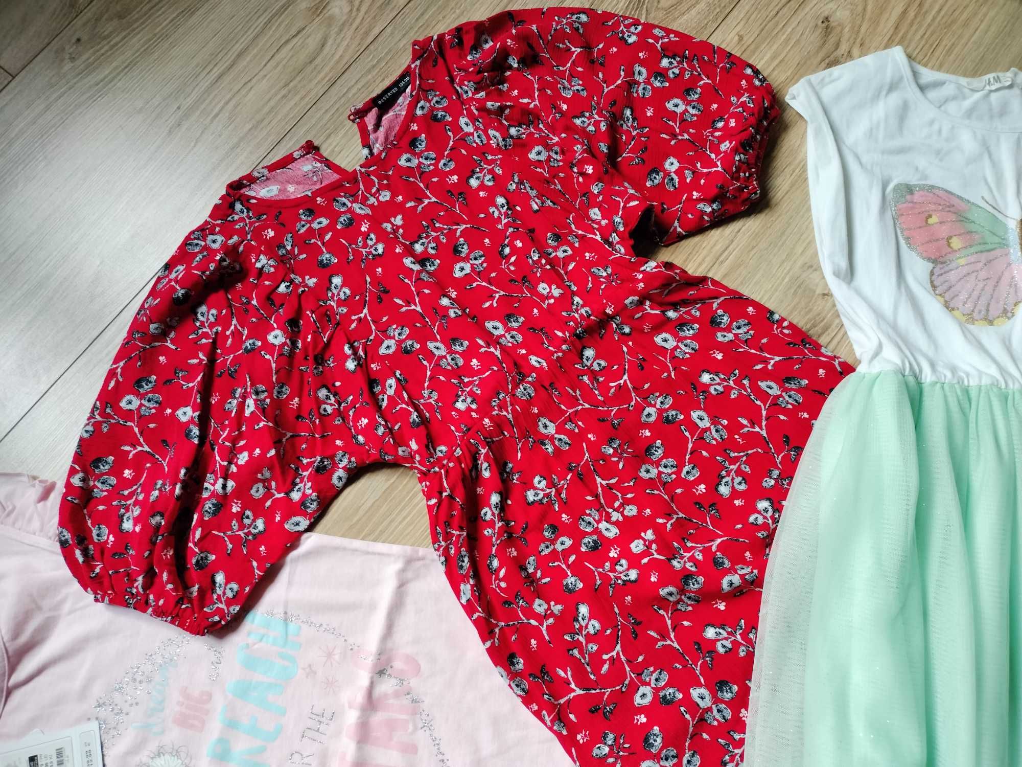 H&M Reserved sukienka Cool Club koszula nocna legginsy zestaw 134-140