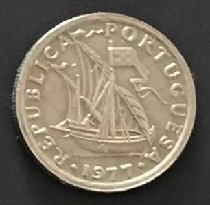 Moeda de 2$50 - Portugal - 1977