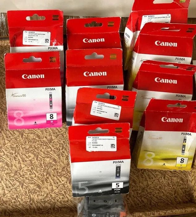 Oryginalny Tusz CANON Pixma 8M, 8Y, 8BK, 5PGBK