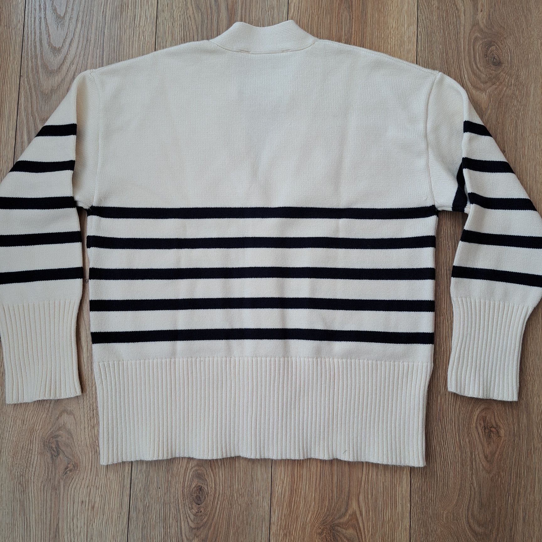 Sweter kardigan w paski Zara XS