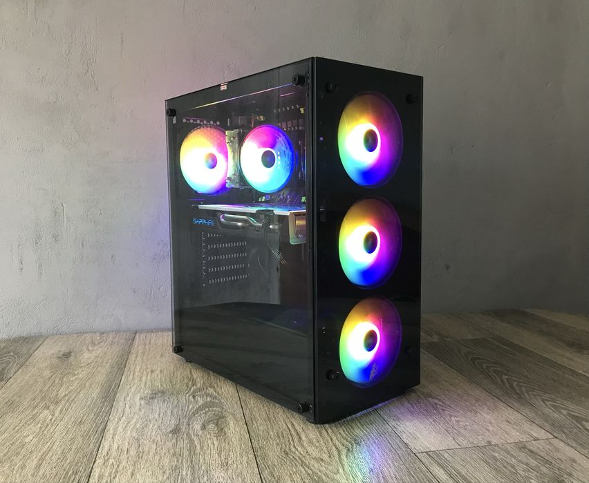 Новый! Игровой компьютер! I7 9700 12 ядер ,RX570,ігровий ПК