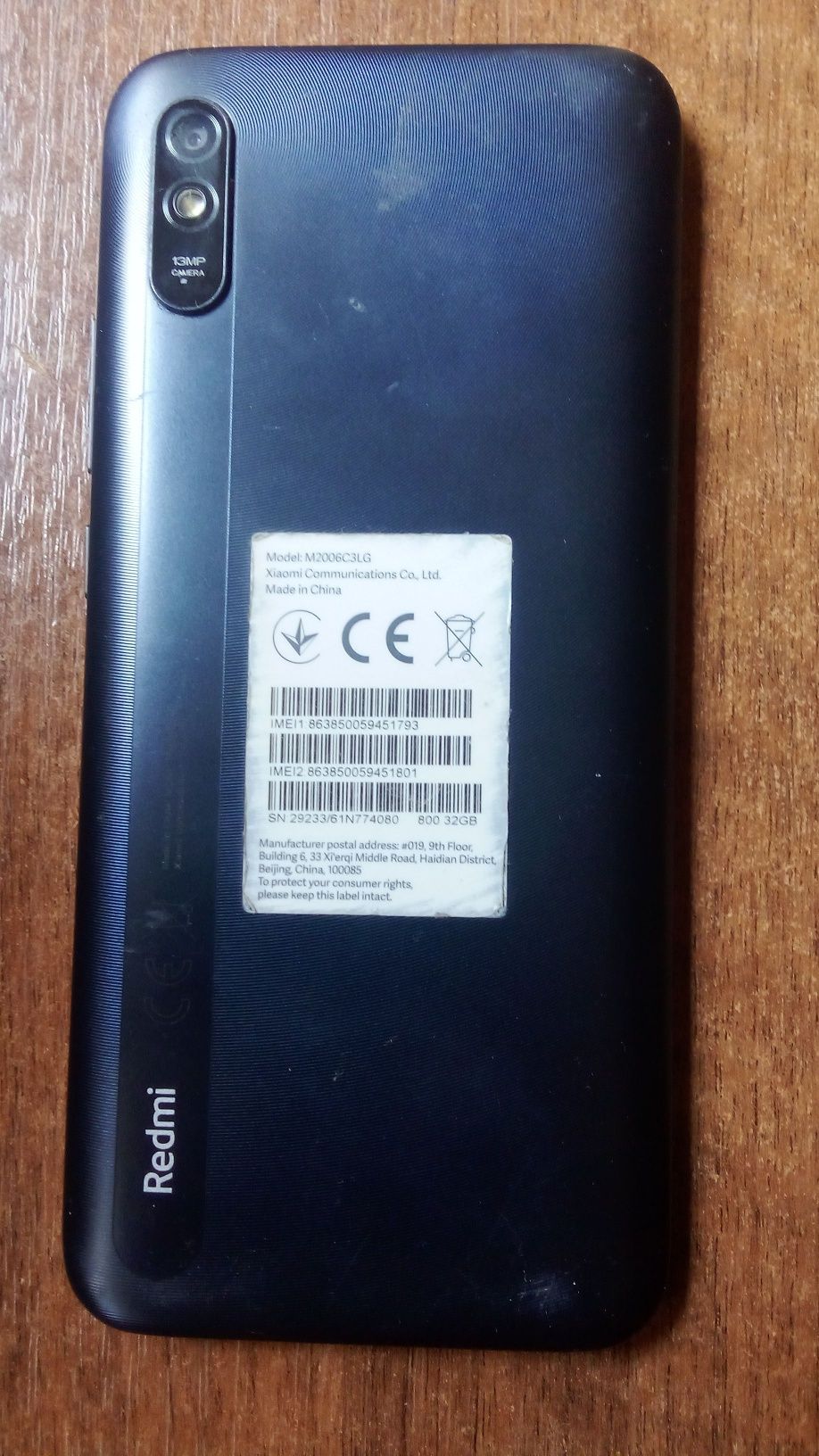 Xiaomi Redmi 9A (M2006C3LG)