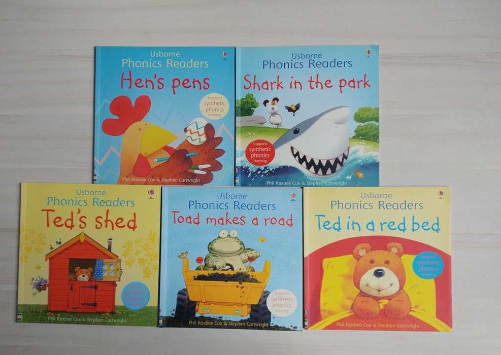 Usborne Phonics Readers 5 english books for children angielskie książ