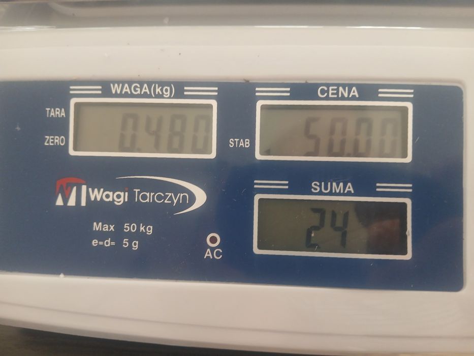 Waga sklepowa elektroniczna magazynowa gastronomiczna Wagi Tarczyn