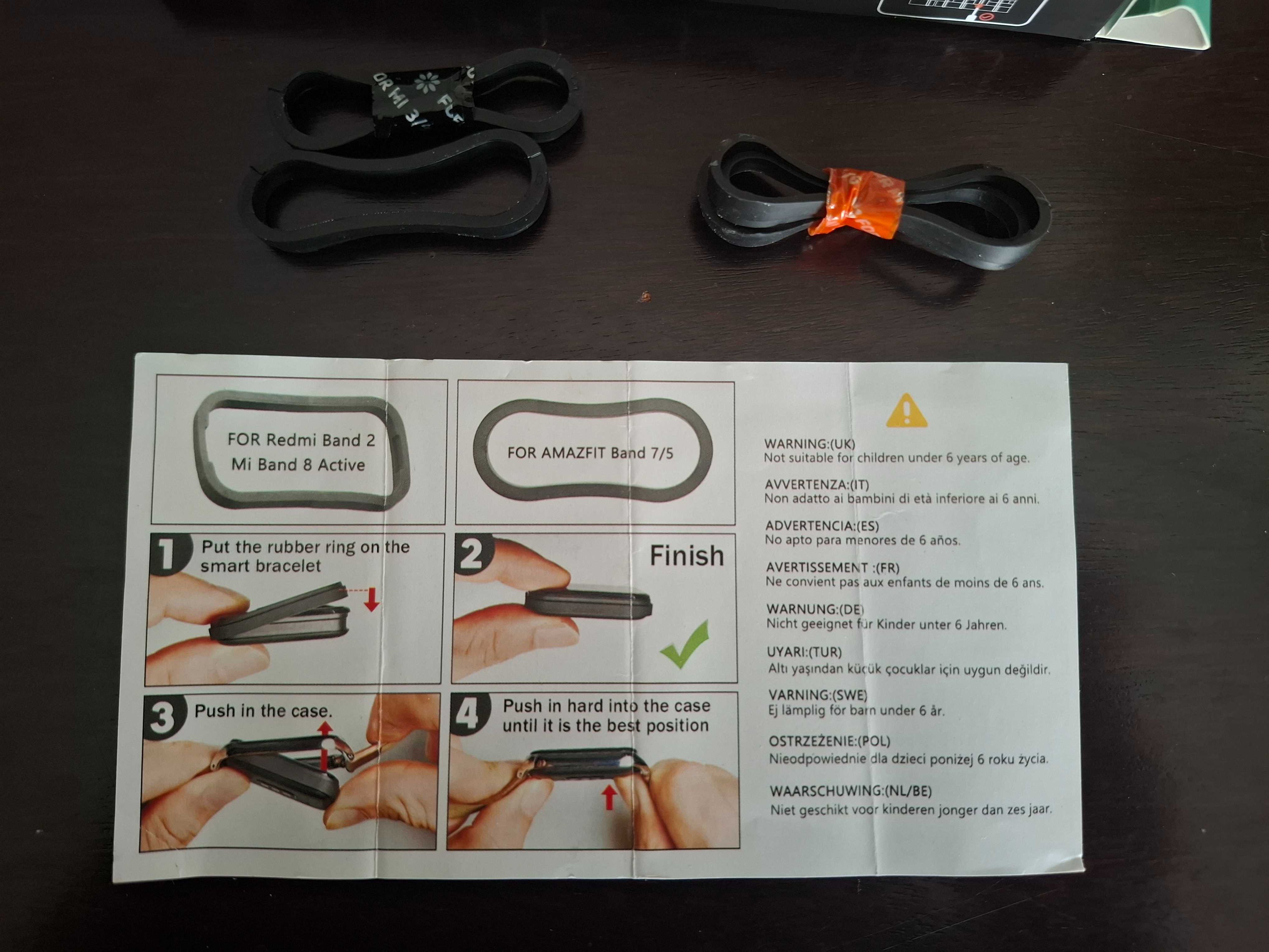 Pulseira de substituição para Mi Band 3, 4, 5 e 6