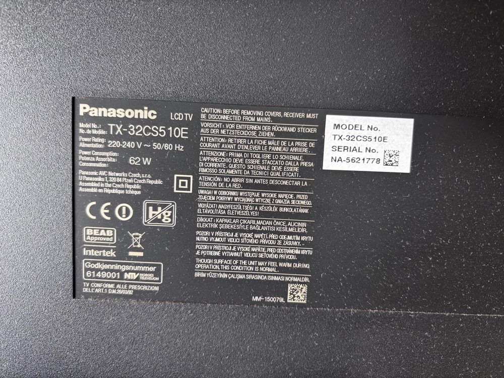Telewizor Panasonic TX-32CS510E 32 cale
