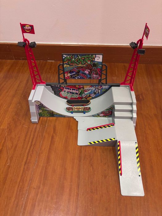 Pista de Skates com skates