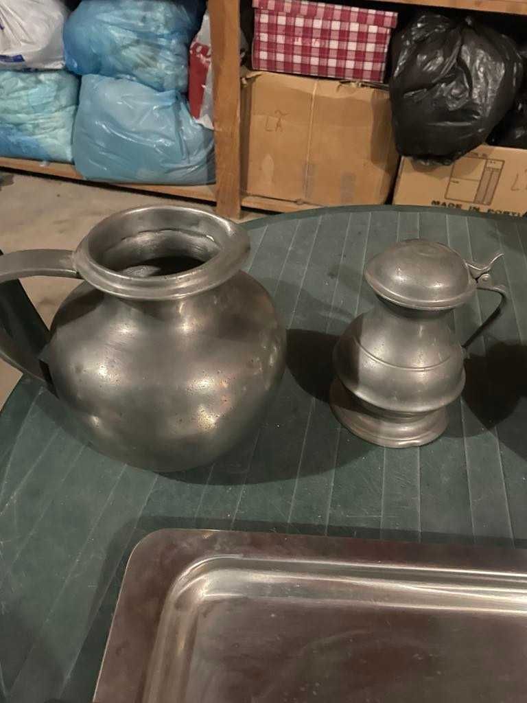 Peças decorativas em estanho