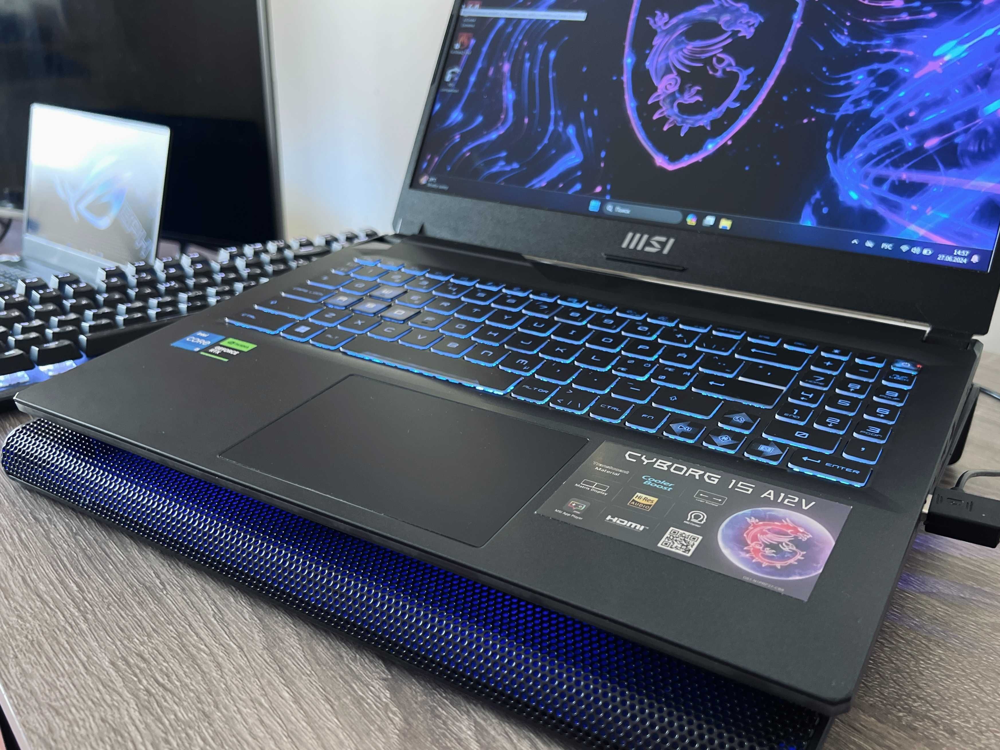 Киборг! Игровой ноутбук Msi Cyborg A15 (RTX 4050 , Intel 12th , Ssd)