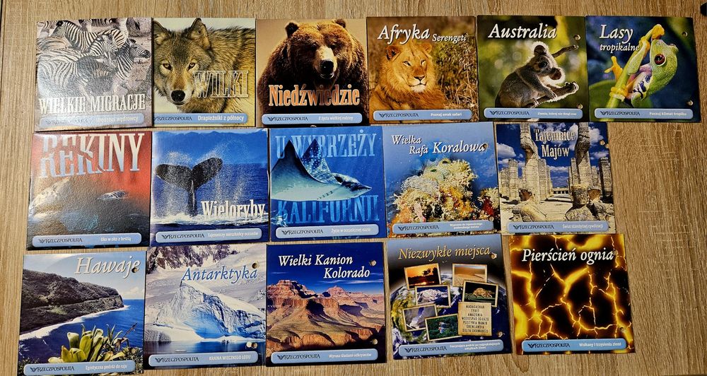 Zestaw 20 płyt o świecie, przyrodzie, zwierzętach