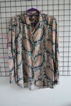 Koszula bluzka boho turkusowa we wzory paisley L Soyaconcept