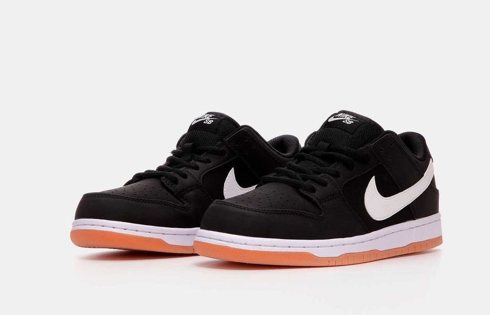 Мужские кроссовки Nike SB Dunk Low "Black-White" Размеры 40-45