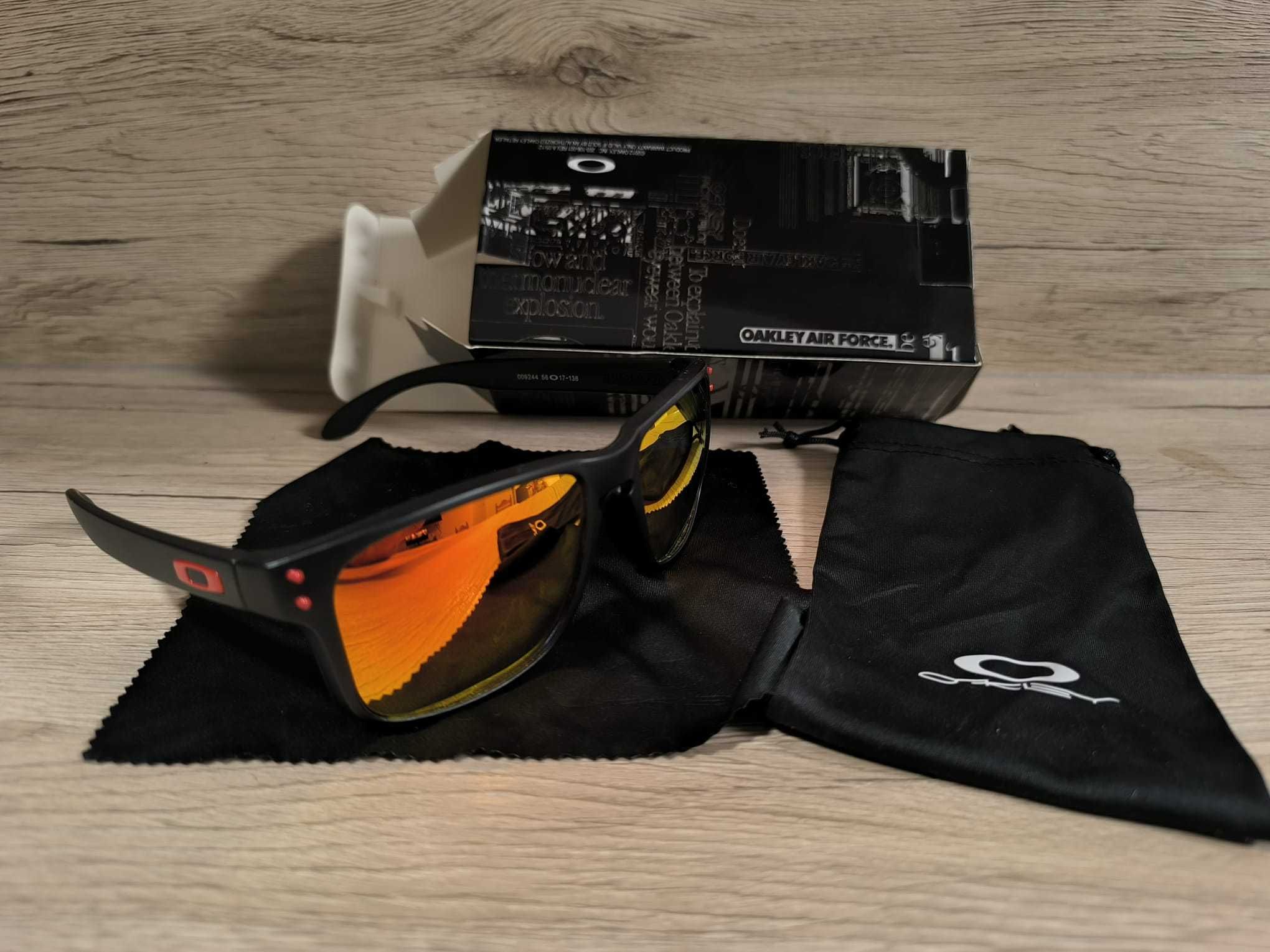 Óculos Oakley Orange Black Novos